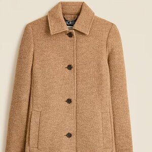 J Crew Boiled Wool Dress Coat Size 14  (Camel color is now out of stock)